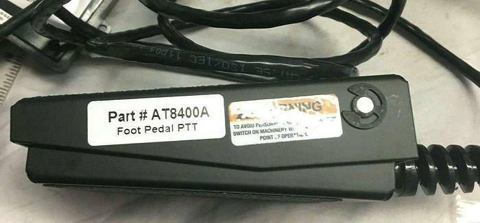 AdvanceTec PTT Foot Pedal Advance Communicator AT8400A, Split Conn. Adapter