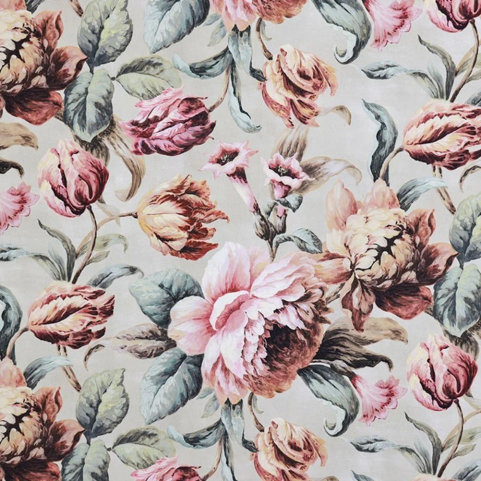 MM LINEN  duvet set /shams QUEEN Maxima Vintage Rose PURE COTTON SATEEN 240TC NW