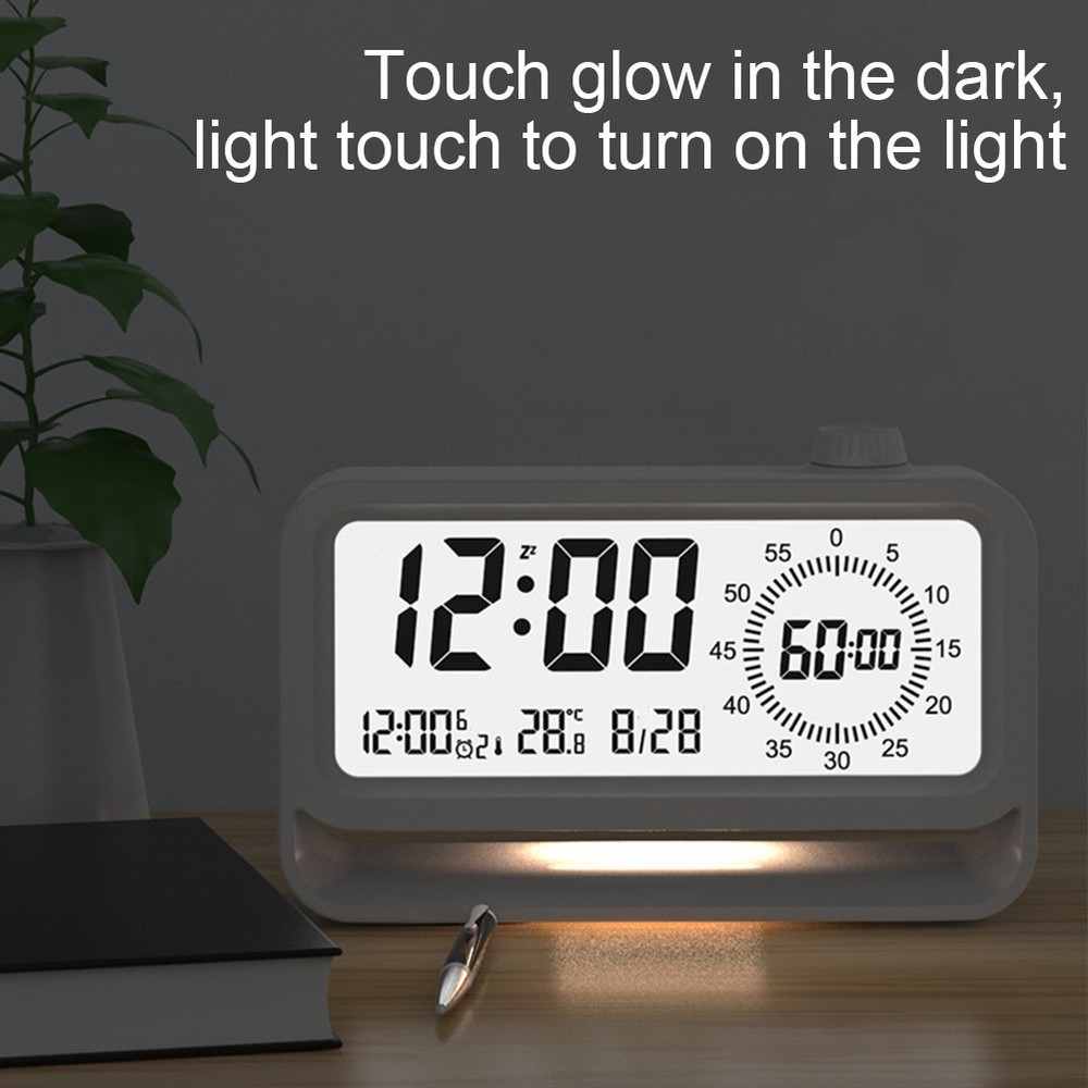 Adjustable Backlight Digital Clock with Multiple Functions for Convenience