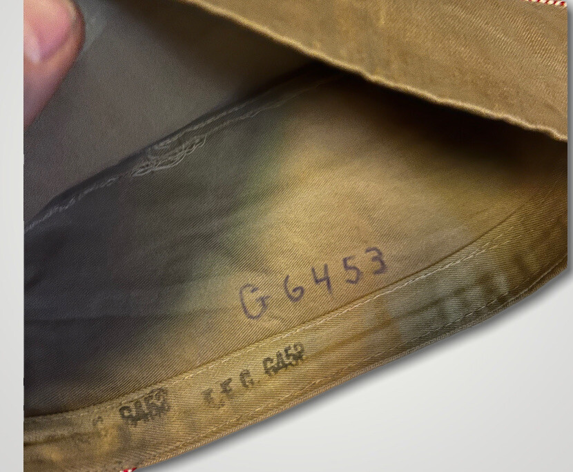 WW2 US Military Garrison Cap Hat Khaki i