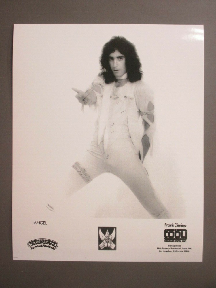 Angel Frank Dimino black & white 8 X 10 glossy promo photo !