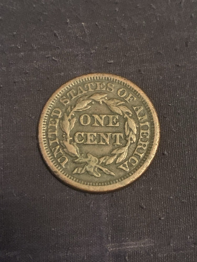 1848 Braided Hair Large Cent