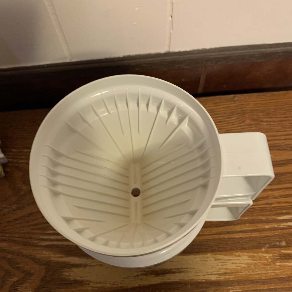 Krups Brewmaster Jr. Coffee Maker 4 cup Model 170 White EUC
