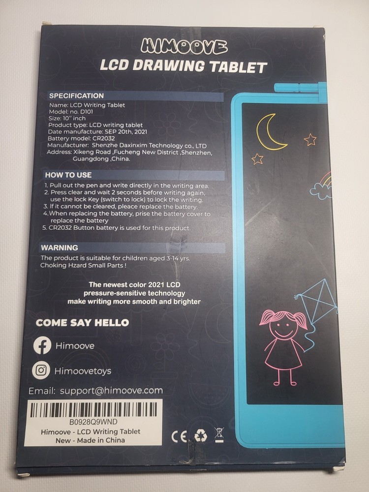 Drawing Tablet 10” LCD Display