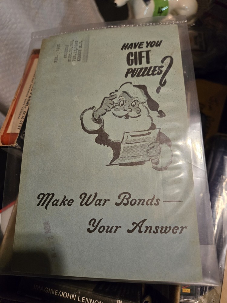 Ww2 War Bond Rare Blue