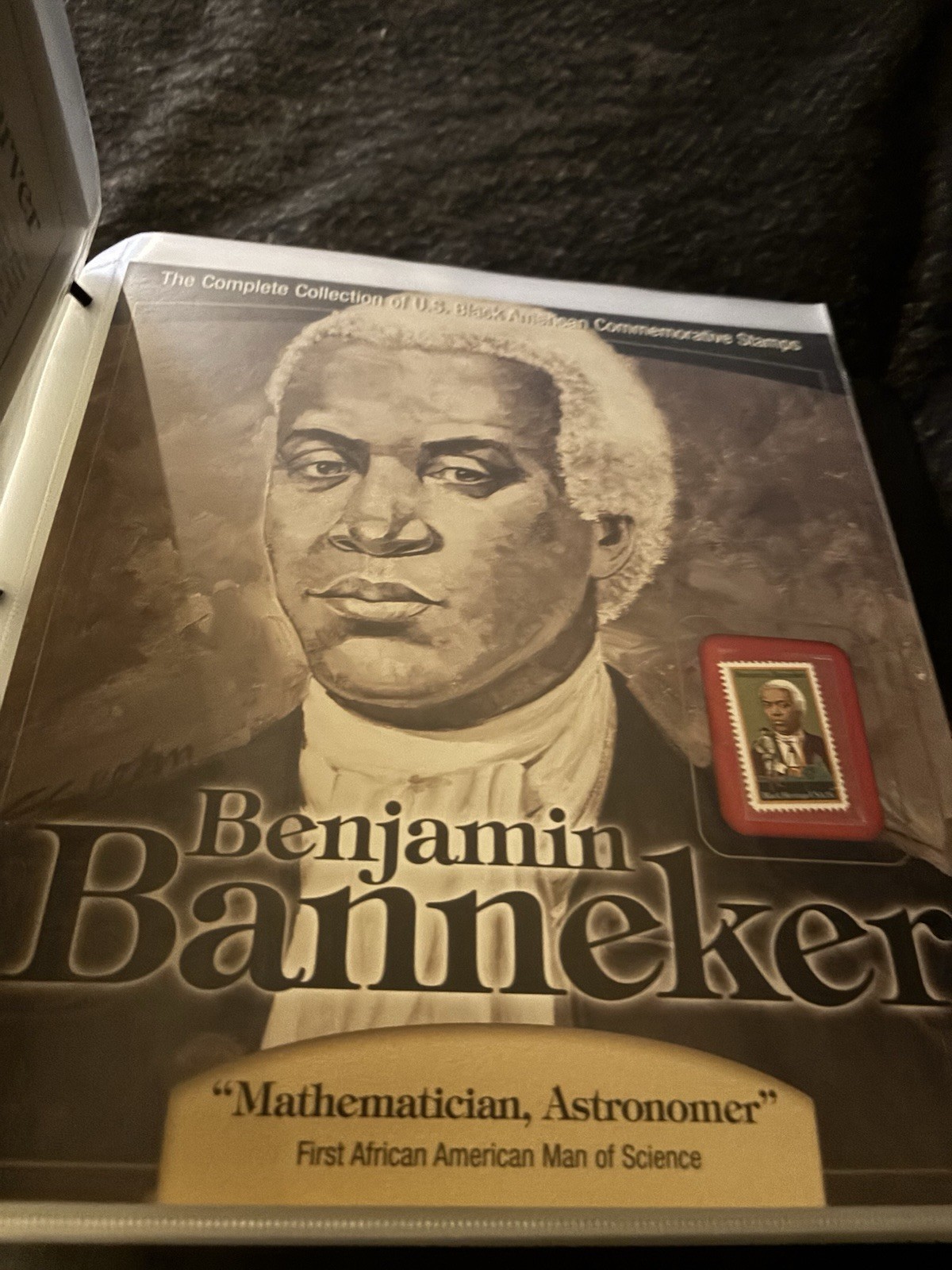 The Black Heritage Commemorative Society Stamp Collection Binder 48 Stamps + COA