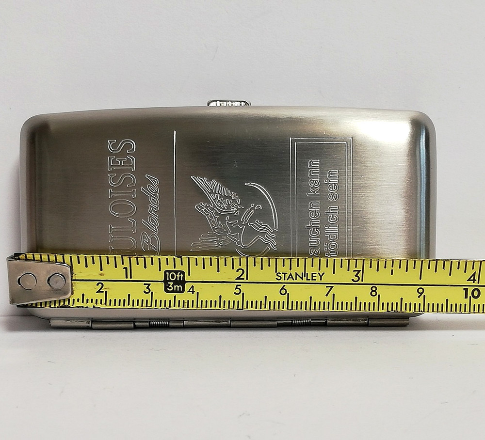 Gauloises Blondes Cigarette Case for 10 Cigarettes. Germany