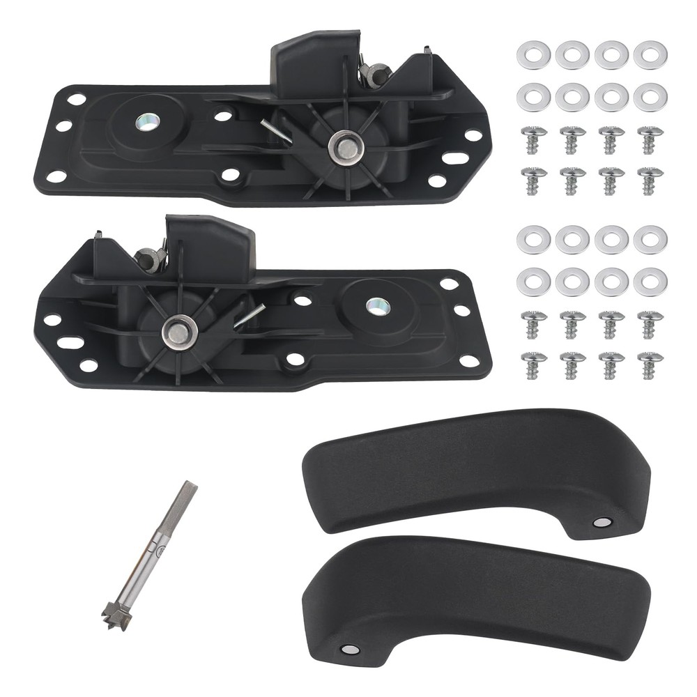 APPERFiT Interior Door Handle Repair Pair, Black Handle-Pair