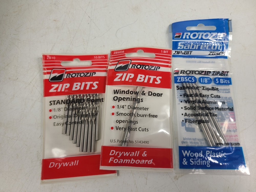 Spiracut Roto Zip RTM01 Rotomite Original Drywall Cutter Bundle (TESTED)