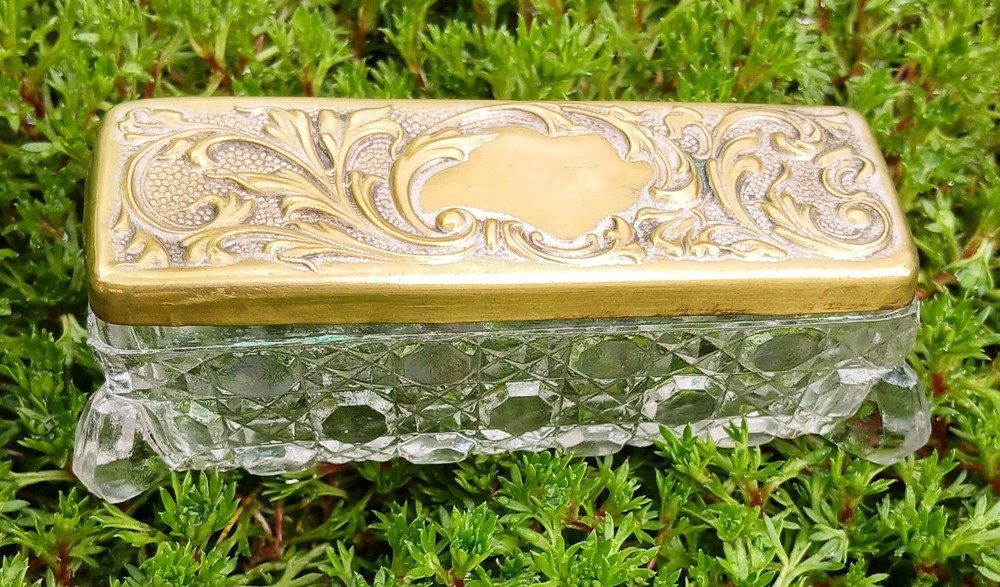 William Comyns Ring Box originally silver plated