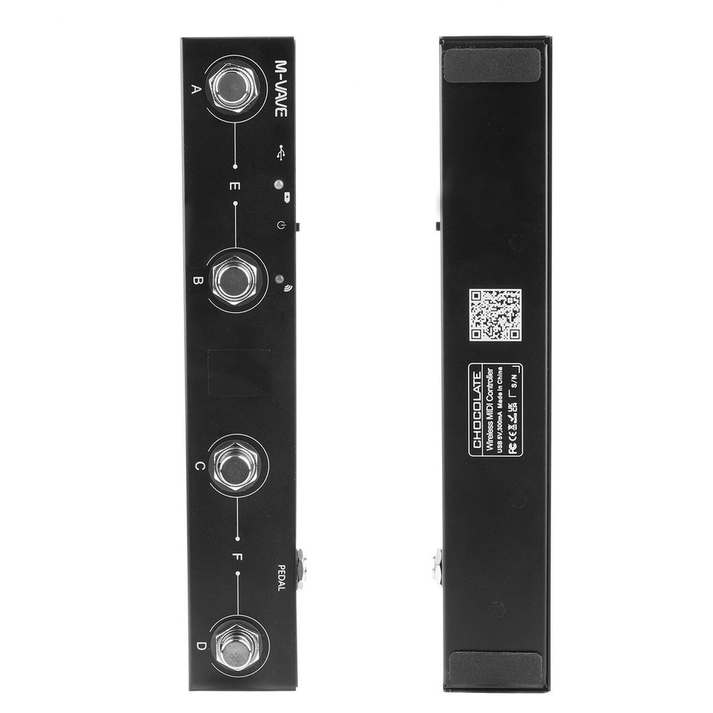 M-VAVE Rechargeable Bluetooth Wireless MIDI Controller 4 Button MIDI Foot Pedal
