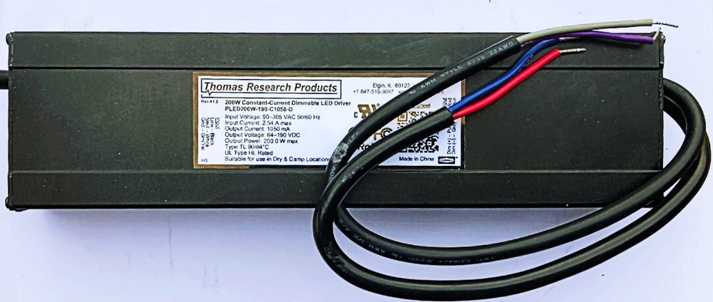 Hubbell Thomas Research Products PLED200W-190-C1050-D Fixed Output Dimmable LED