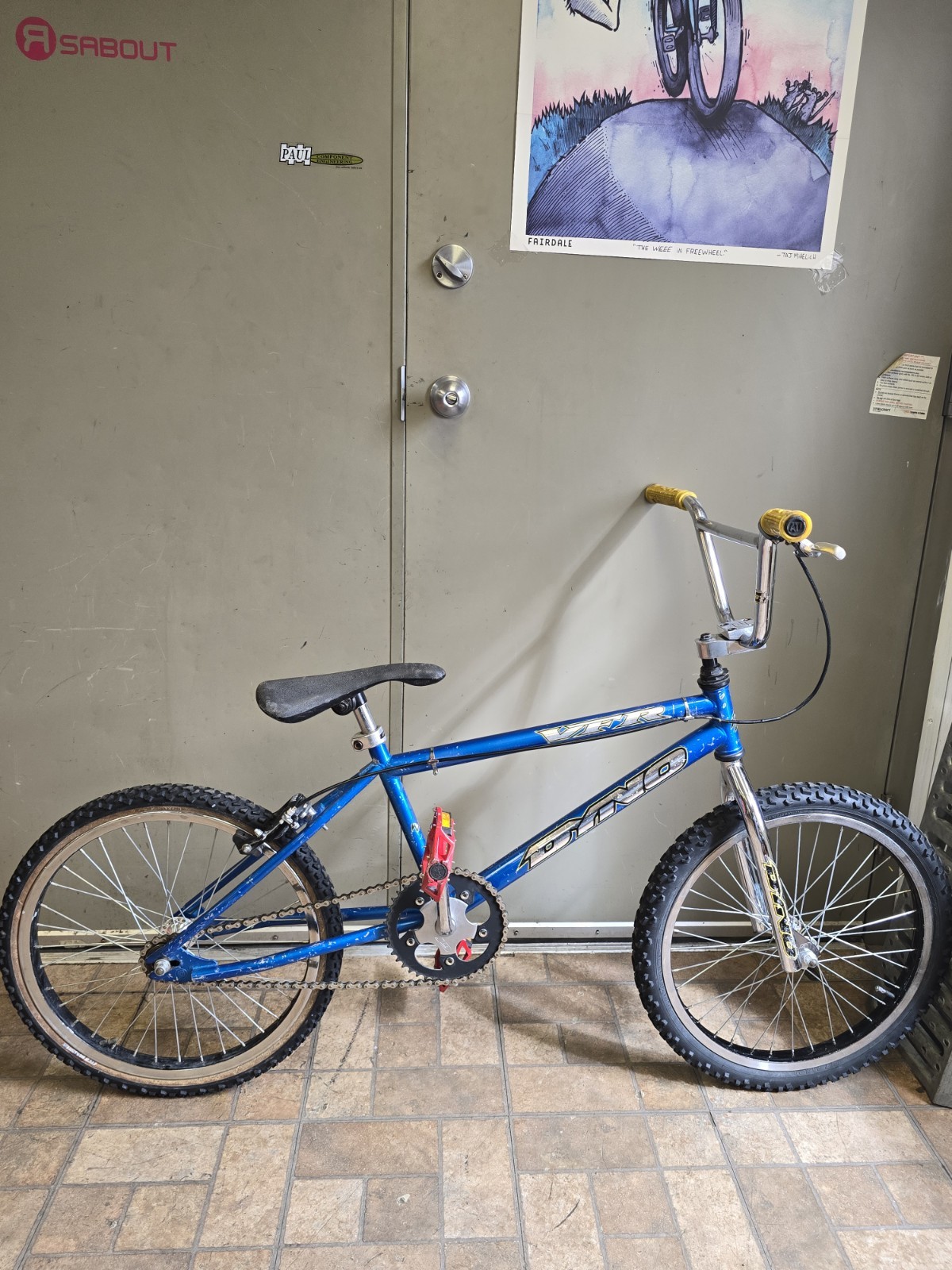 1995 Dyno VFR BMX Bicycle Complete Blue Old Mid School BMX