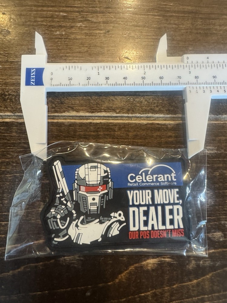 Celerant Your Move Dealer Shot Show 2026 NEW PVC Patch Hook & Loop 3”