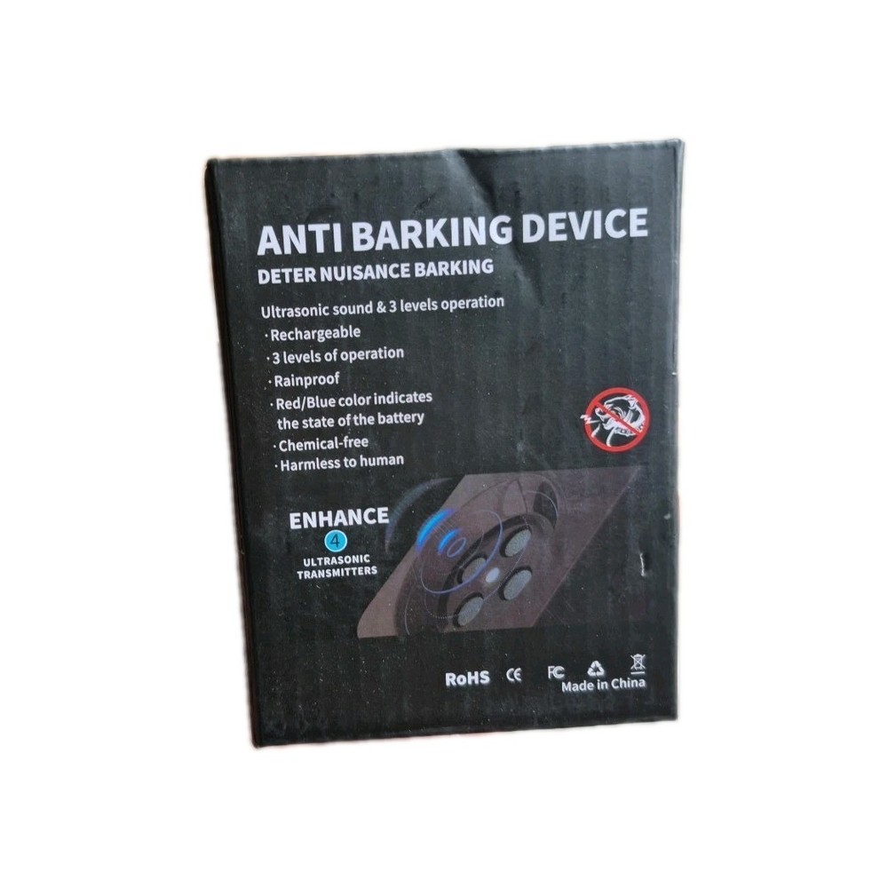 Ultimate Ultrasonic Bark Control Device for Dogs - 50ft Remote & Auto Sensor Mod