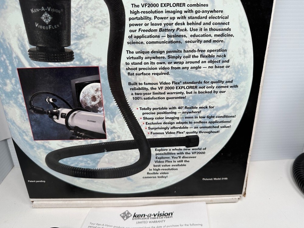 Ken A Vision Video Flex 2000 Explorer Model 2100