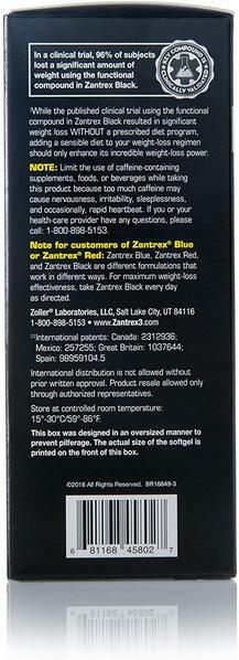 Basic Research Zantrex Black Softgels, 84 Count, 2 Pakcs