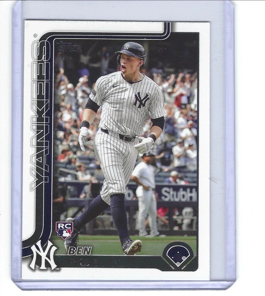 !!!      BEN RICE   TOPPS  ROOKIE   BASEBALL CARD  $$