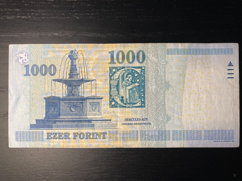 Banknote Hungary 1000 Forint 2011 Circulated