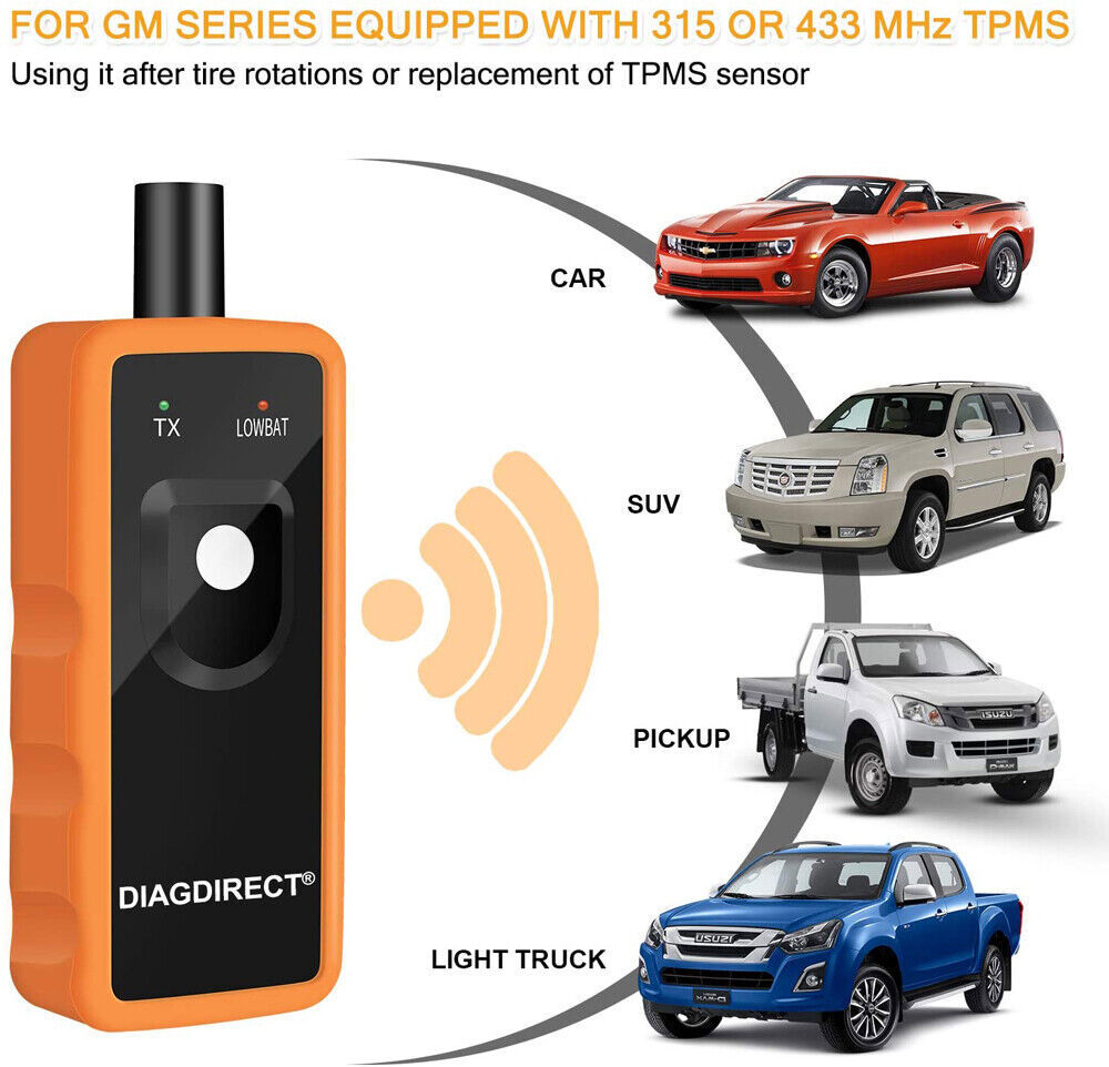 EL50448 TPMS Relearn Tire Sensor Pressure Monitor System Programming Activation