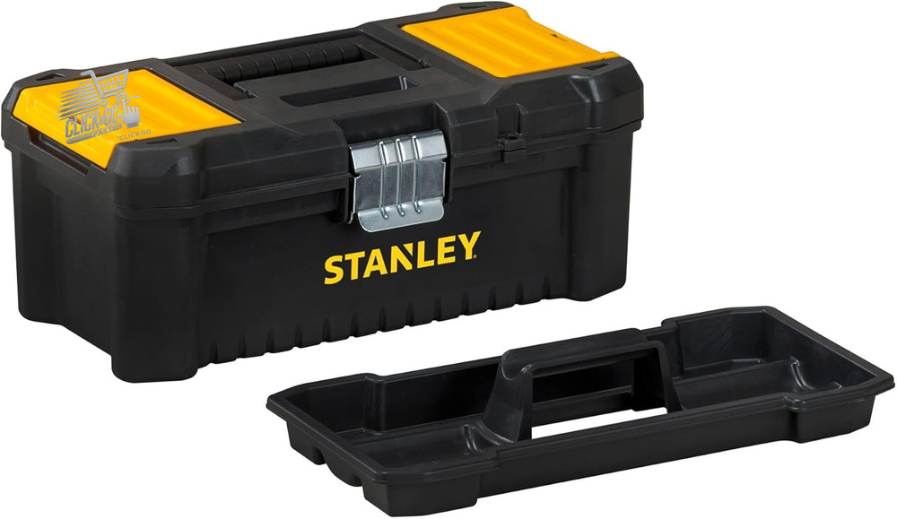 STST1-75520 Tool Box, Black/Yellow, 19"