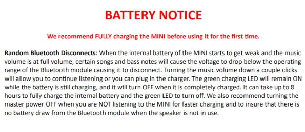 Bazooka G3 Party Bar MINI Bluetooth Speaker Waterproof 450W Max Soundbar Black