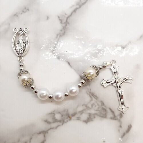 Personalized Custom Rosary Prayer Beads Crucifix with name