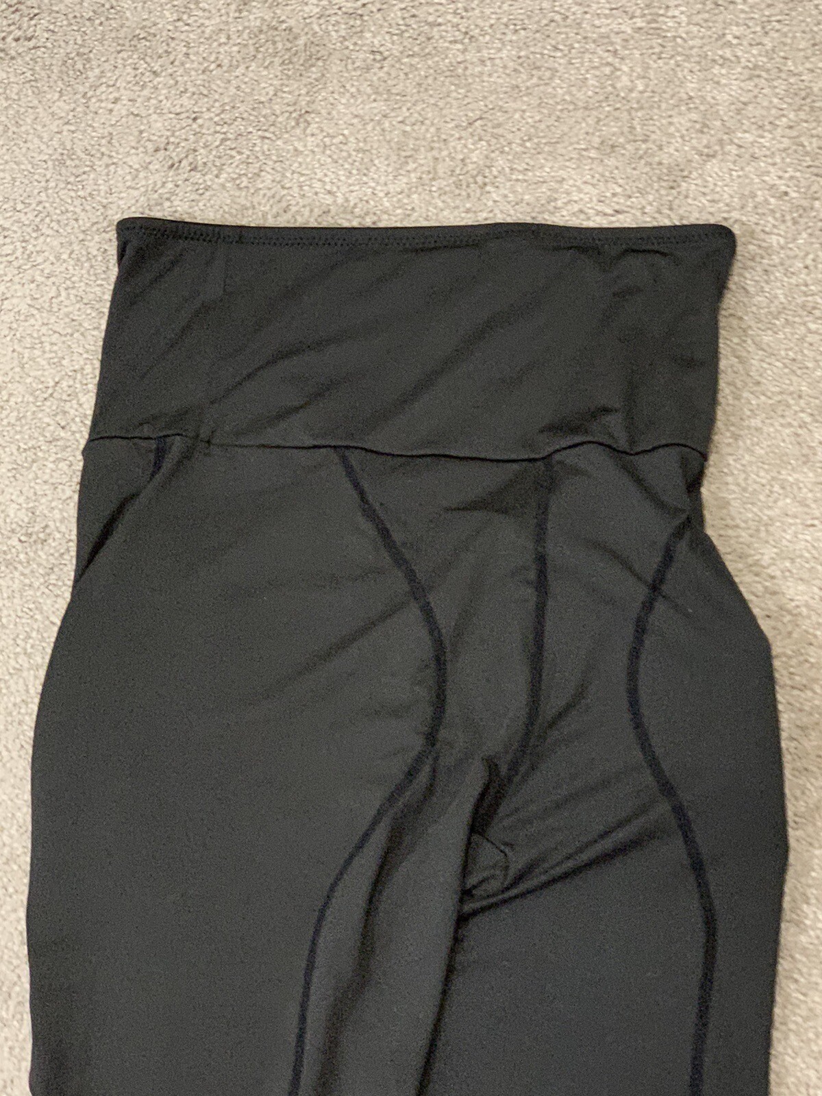 Compression Padded Sliding Shorts Men's Sz Large Baseball Removable Pads Black