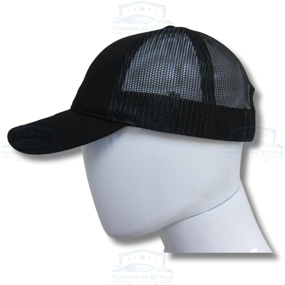 Mopar Embroidered Patch Logo Cap Mesh Trucker Hat Black Official Licensed