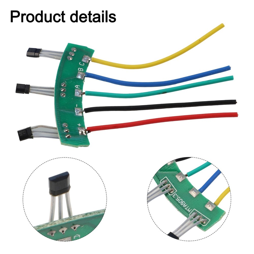 Pads Ebike PCB With Wire Ebike PCB Good Compatibility Plate120 Degrees