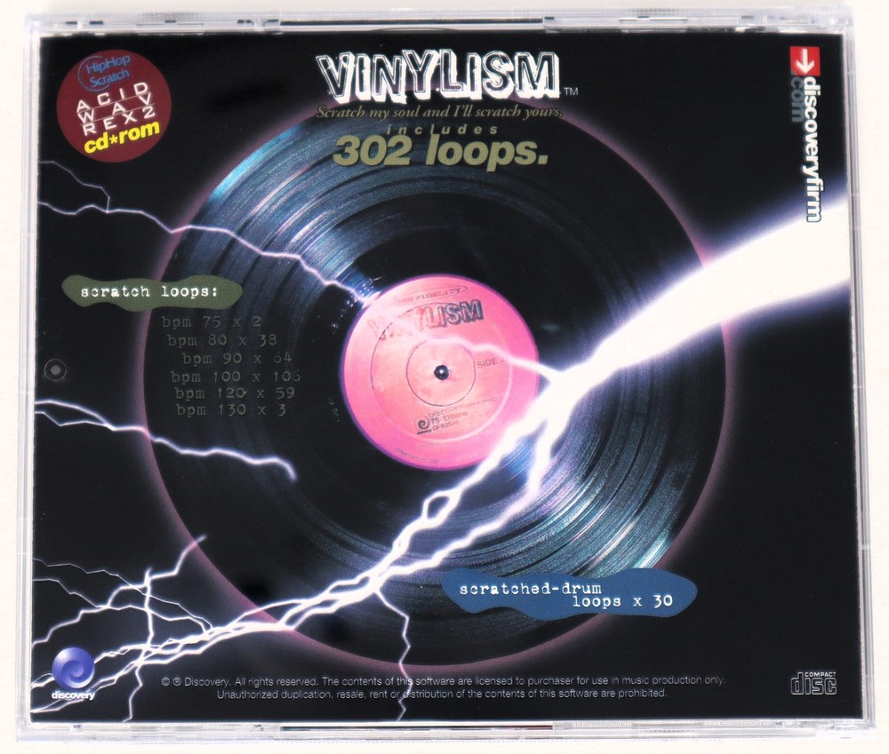 Discovery Firm Vinylism Sample Library/Sound Library/Sampling CD 1990s