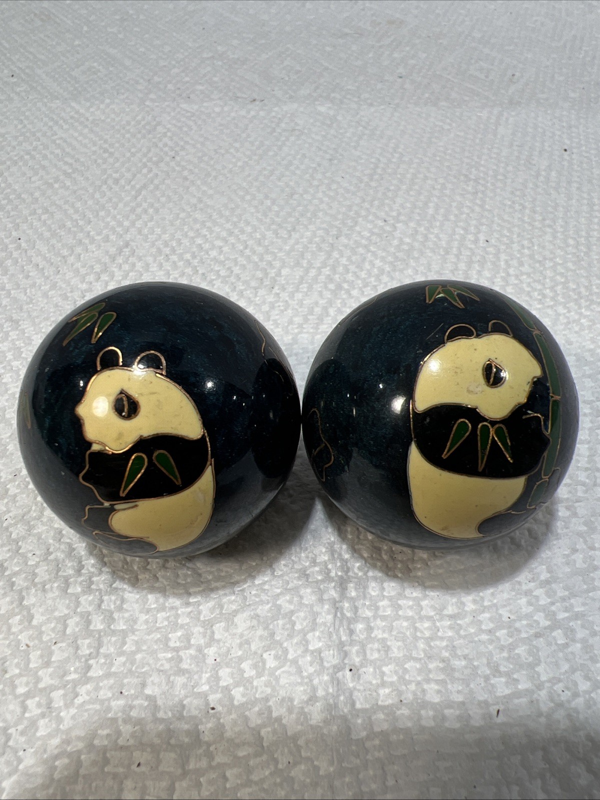 Baoding Balls Vintage Chinese Health Healing Exercise Stress Massage Musical B1