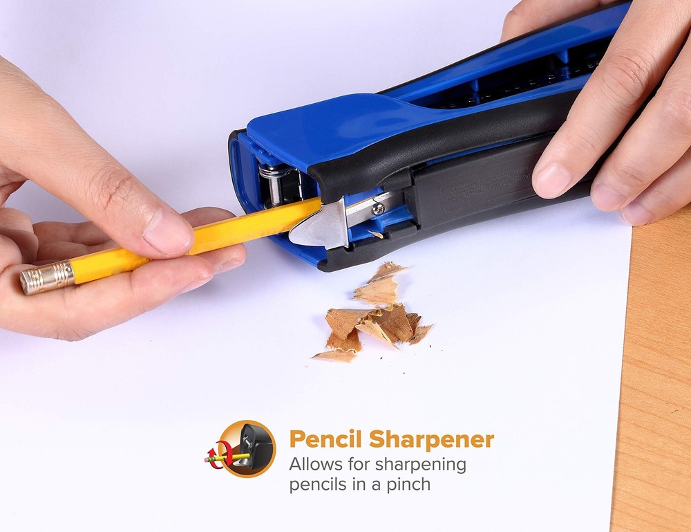 Bostitch Ergonomic Stapler With Built-in Sharpener Staple Remover 20 Sheet Ca...