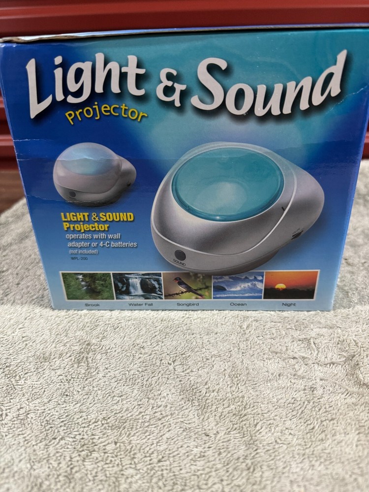 Walmart Light & Sound Projector - 5 Nature Sounds!!!