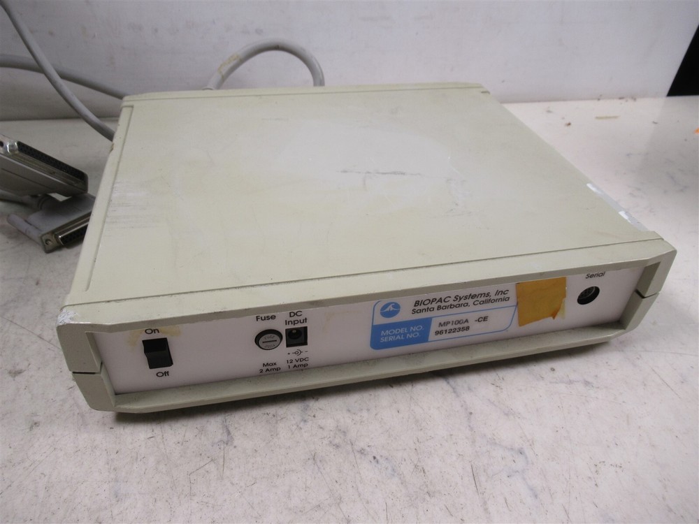 BIOPAC Systems MP100A-CE Data Acquisition Module with Cables