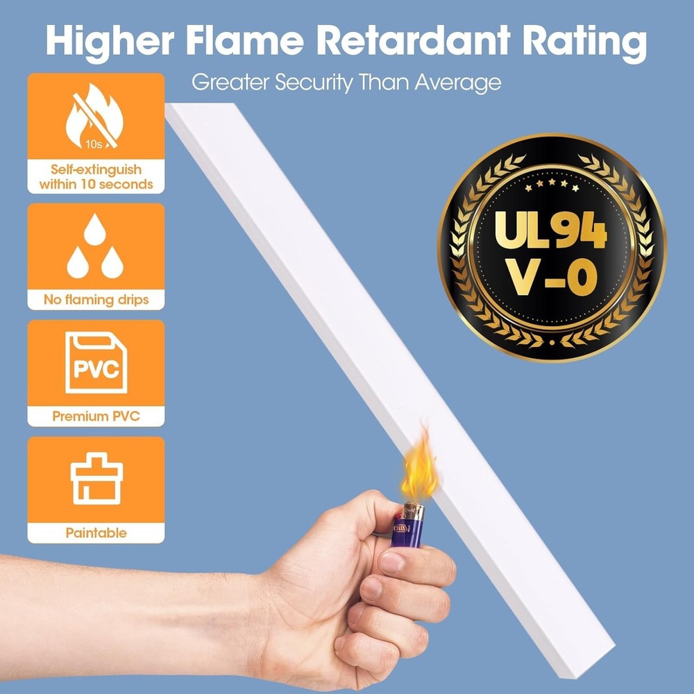 Flame-Retardant 87in Cord Covers – Secure & Paintable Cable Management Solution
