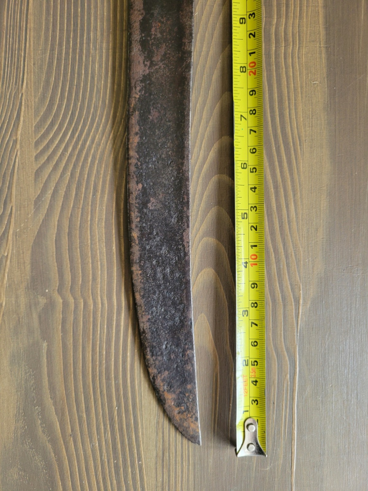 Civil War Confederate Field Made D-Guard Bowie Knife, Used