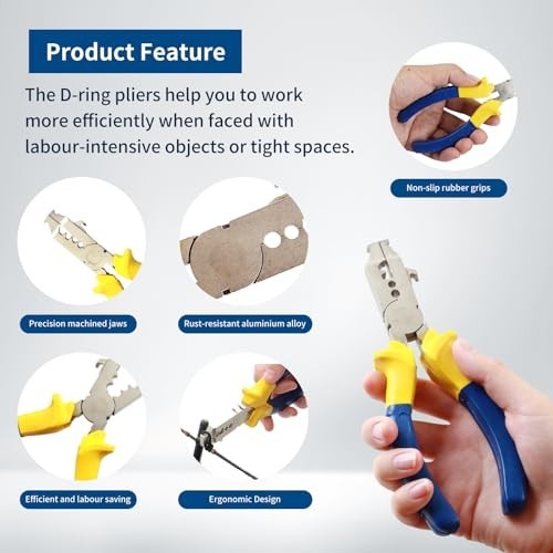 Bow String Nock Point Pliers Kit - D Loop Tool with Strings & Archery Nocks