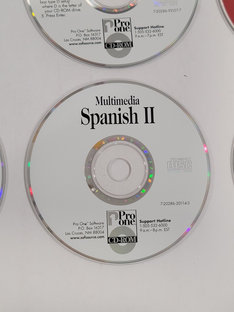 Spanish Language (PC and MAC) PC CD-ROM - 10 Discs, Learning Company, Multimedia