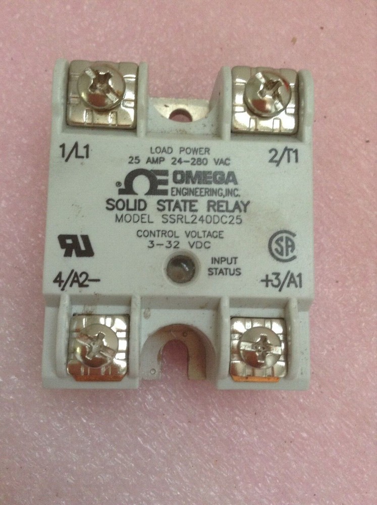 Omega SSRL240DC25 Solid State Relay