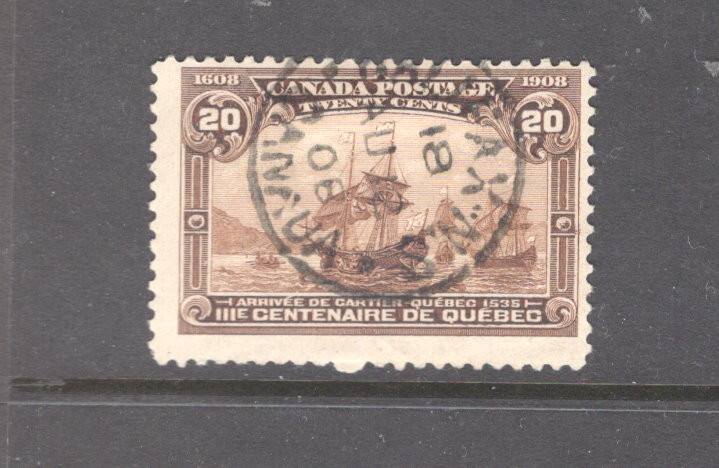 Canada  103  used   nice  cancel