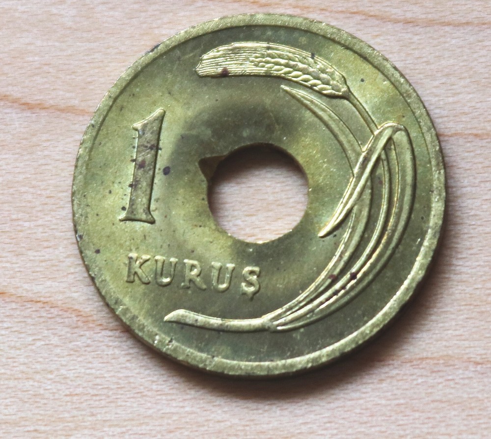 1949 Turkey 1 Kurus