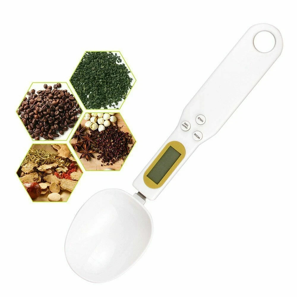 Kitchen Spoon Scale LCD Display Digital Measuring Electronic Weight Gram Scales.