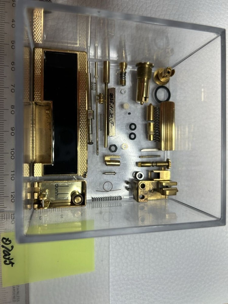 Overhauled Dunhill Rollagas lighter Black Gold without box