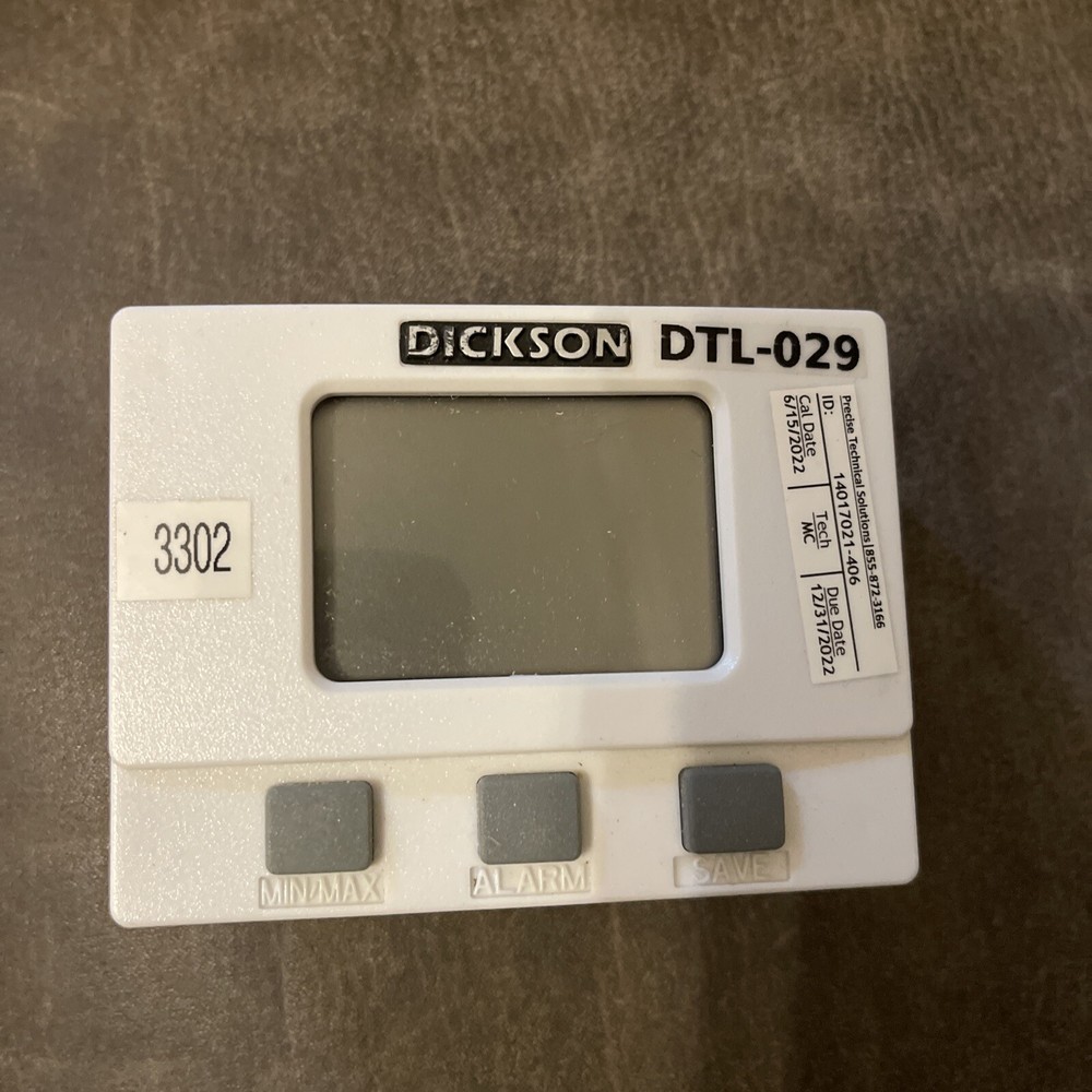 DICKSON TM325  LCD Display Temperature Data Logger
