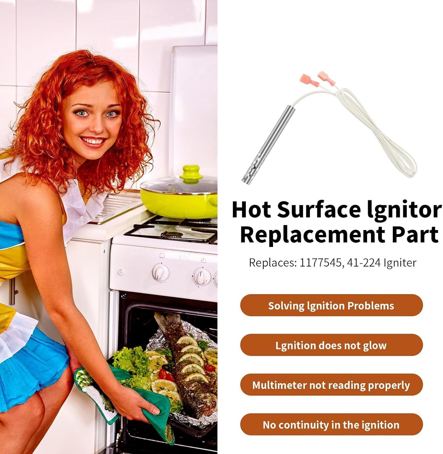 IGNITOR HOT SURFACE For SOUTHBEND PART NEW 1183200 OEM Replacement Free Shipping