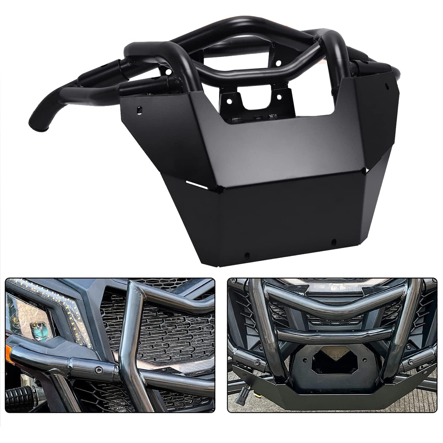 Front Combined Bumper Compatible with Can Am Maverick X3 2017-2022,for 715002878