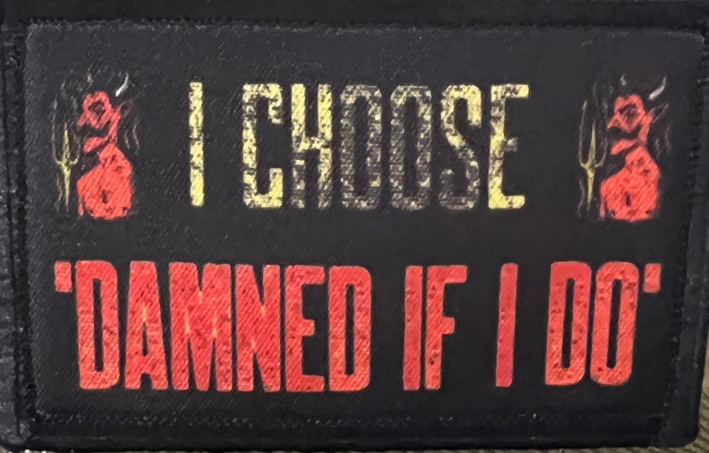 Never Forget Retro Funny Morale Patch Made in the USA
