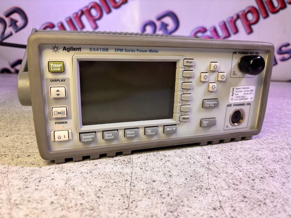 HP Agilent E4418BEPM Series Power Meter with Casing