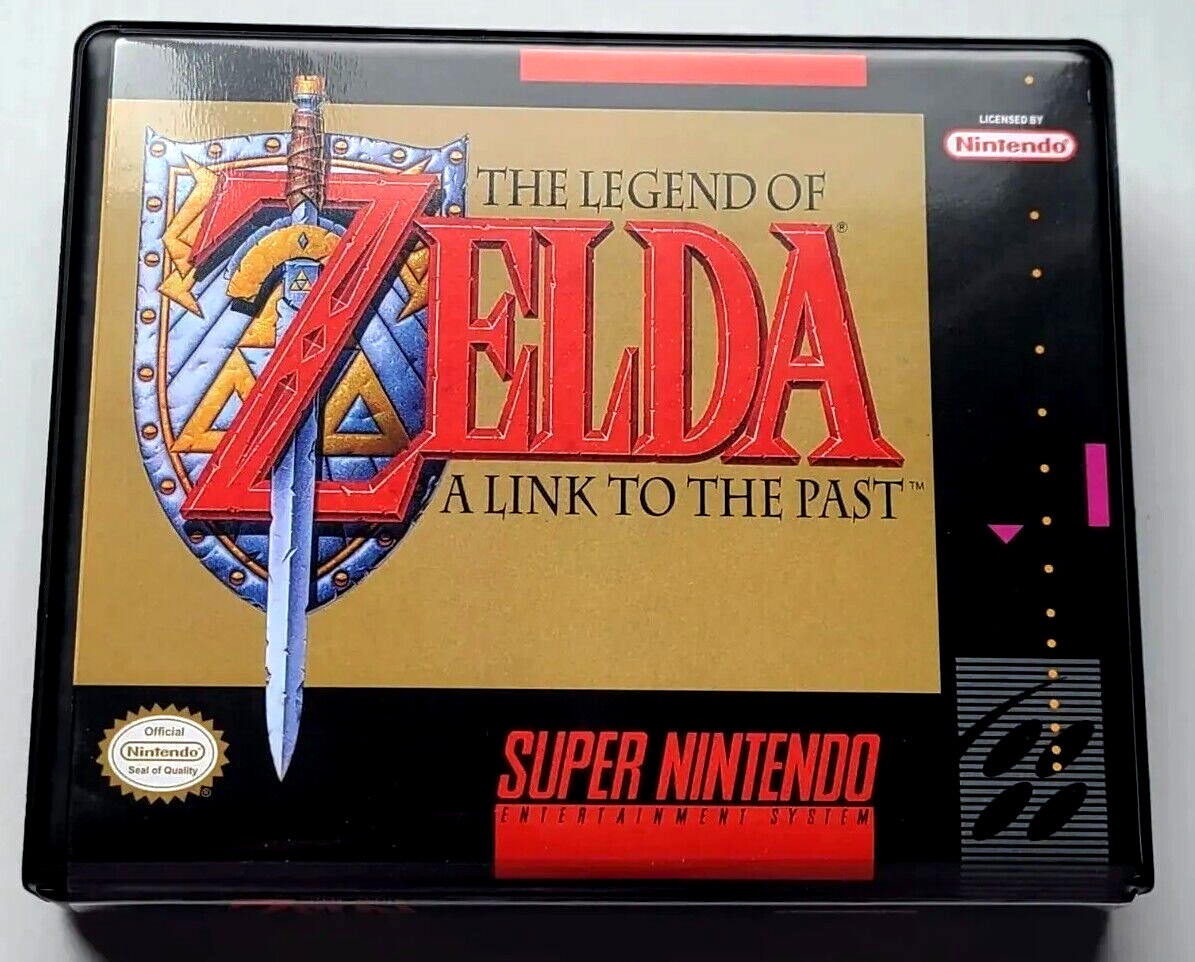 The Legend of Zelda A Link to the Past CASE Super Nintendo SNES Box TOP QUALITY